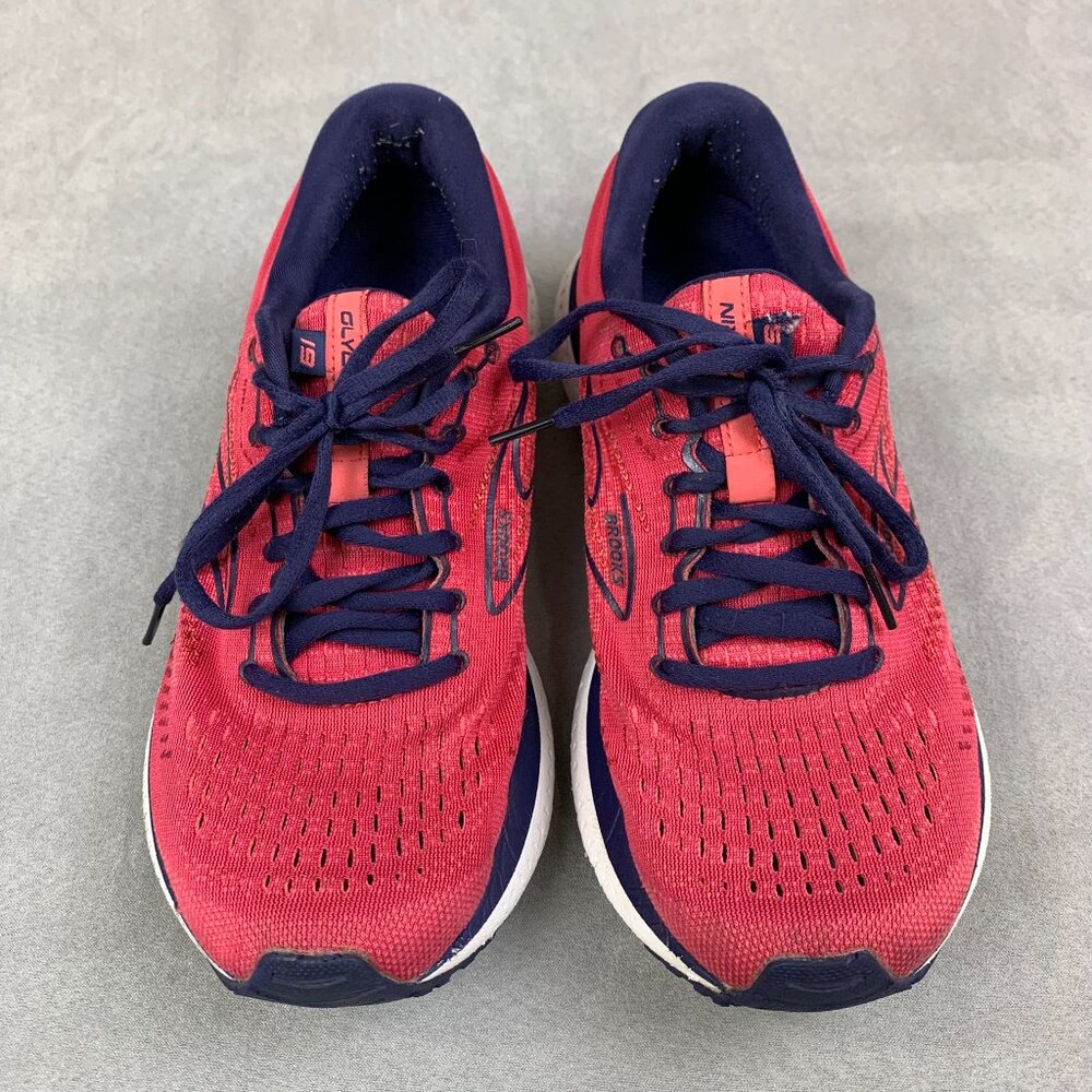 Brooks Womens Shoes Size 10 B Glycerin 19 Pink Purple Lightweight Running Gym - Picture 4 of 12